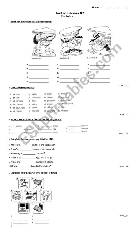 Practical Asignment Esl Worksheet By Marianela06