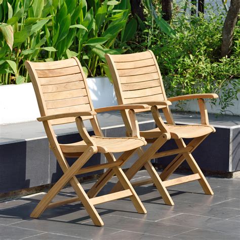 Harbour Teak Extendable 7-Piece Outdoor Dining Set (with 6 teak armcha ...