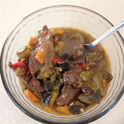 Green Chili Beef Stew Recipe Just A Pinch Recipes