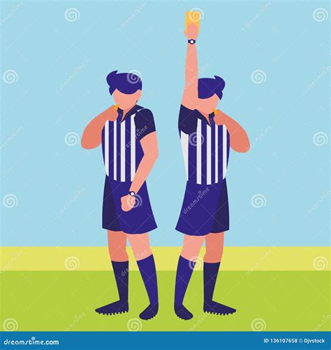 Soccer Referee Design Stock Vector Illustration Of Authority 136107658