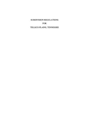 Fillable Online Subdivision Regulations Bmonroe Countyb Planning Fax