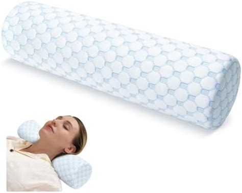 Amazon Urnexttour Cervical Neck Pillow Roll Memory Foam Support