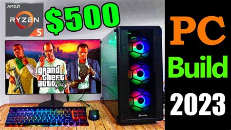 Best 500 Dollar Gaming Pc Build 2023 😱🔥 Youtube