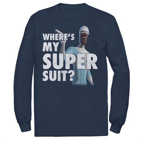 Mens Disney Pixar Incredibles Frozone Super Suit Tee Super Suit