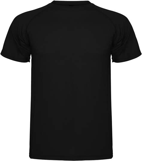 ROLY Camiseta técnica para Hombre Montecarlo Negra Amazon es Ropa y