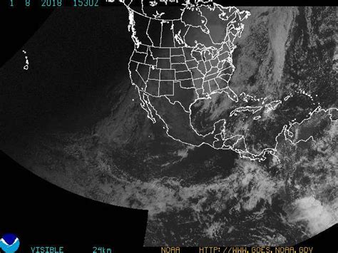 Goes Northern Hemisphere Composite Visible Noaa Goes Geostationary