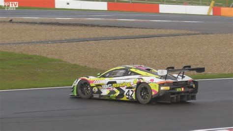 Donington Park Testing Crashes Highlights British GT GB3 GB4 19 10