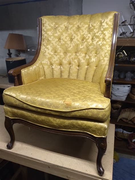 Yellow armchair – Prop Closet