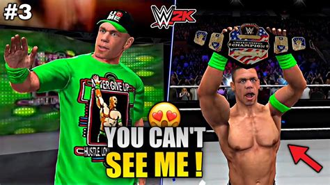 John Cena Win Us Championship In Wwe 2k Gaming Youtube