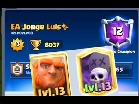 Best Giant Graveyard Deck Jorge Luis Clash Royale YouTube