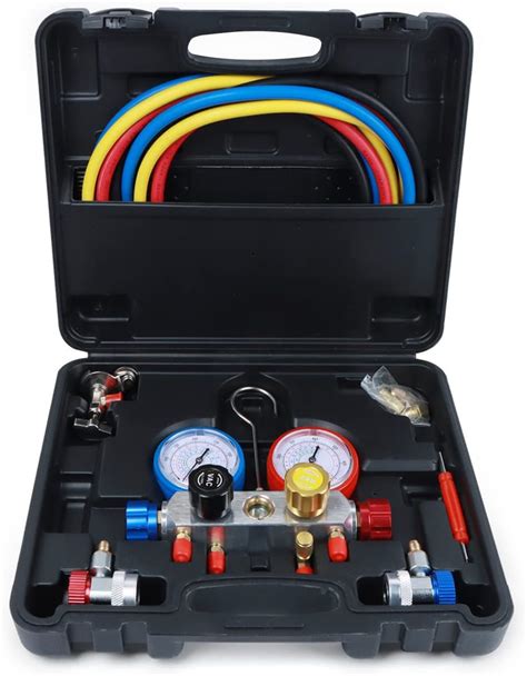 Amazon Orion Motor Tech 4 Way AC Gauge Set For R410a R22 R134a