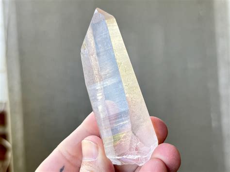 Lemurian Quartz With Mild Pink Hue And Water Clear Clarity 92g Serra