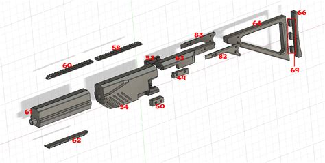 Stl File Hdr Bodykit Riflekit Massive Assault Rifle D Printable