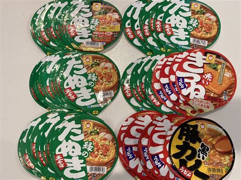 懸賞応募 東洋水産 マルちゃん 赤いきつね 緑のたぬき キャンペーンバーコード 60枚食品のパッケージ｜売買されたオークション情報