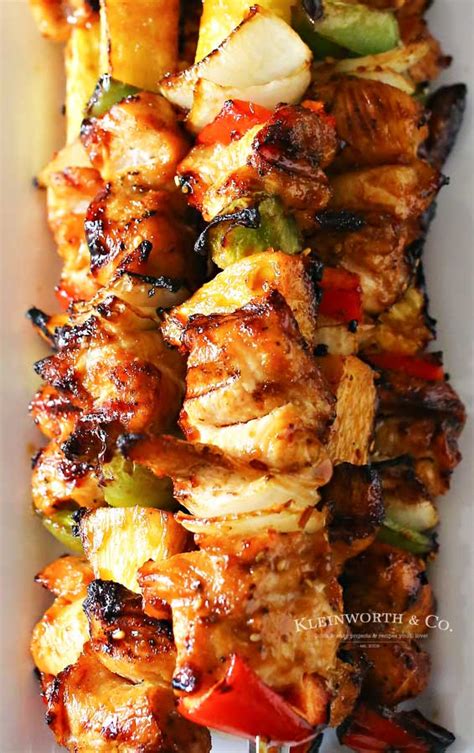 Teriyaki Chicken Kabobs Yummi Haus