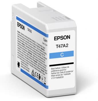 Epson UltraChrome Pro 10 Cyan Cartridge 50ml T47A2 CAD And BIM