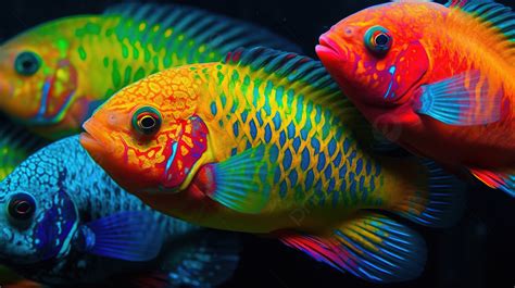 Colorful Tropical Freshwater Fish