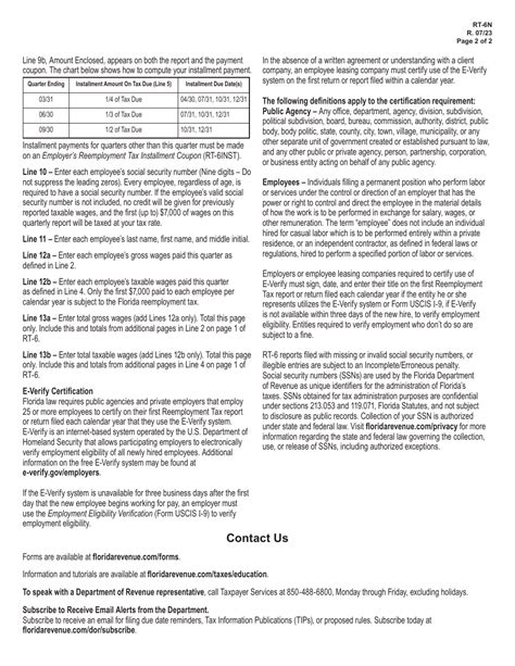 Download Instructions For Form Rt 6 Rt 6a Pdf Templateroller