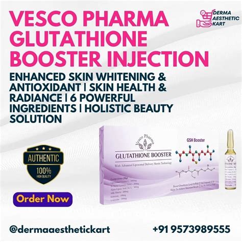 Vesco Pharma Glutathione Booster Injection For Body At Rs Box In