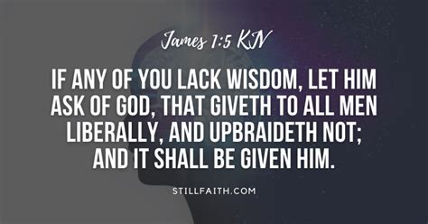 Bible Verses About Wisdom Kjv Stillfaith