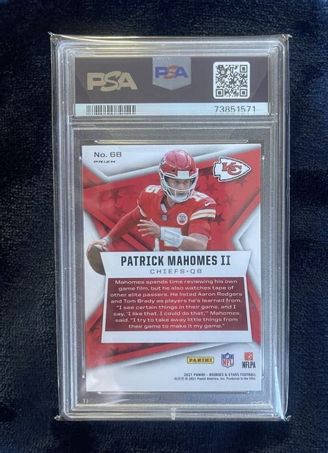 Rookies Stars Patrick Mahomes Pulsar Prizm Kansas City