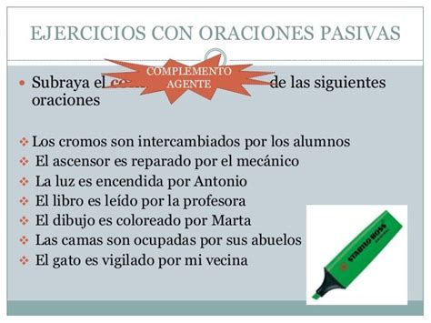 Las Oraciones Pasivas Silvia Ramos