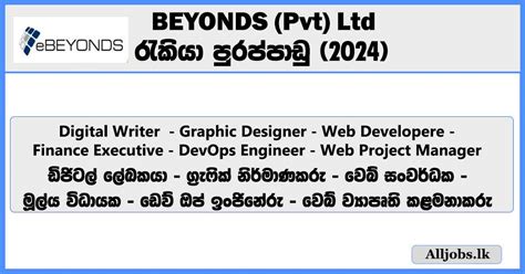 Digital Content Writer Graphic Designer BEYONDS Pvt Ltd Job