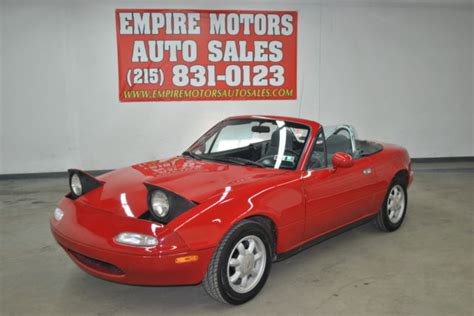 1991 Mazda Mx 5 Miata Convertible 5 Speed Manual No Reserve Classic