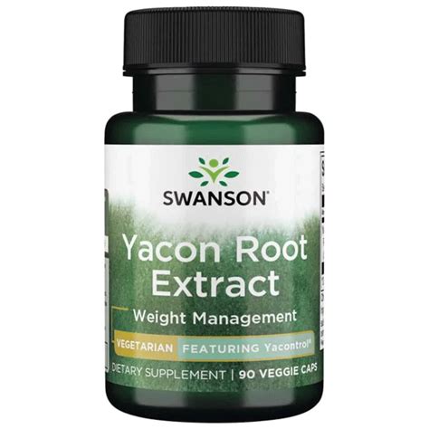 Swanson Yacon Root Extract Mg Veggie Capsules Weight Management