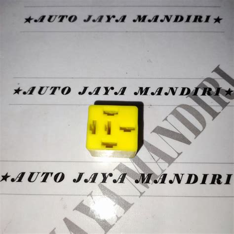 Jual Soket Relay Socket Relay Rellay Kuning Lubang 4 Lubang 5