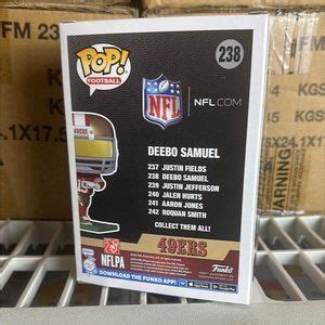 Funko Toys Funko Pop Nfl Football Deebo Samuel San Francisco 49ers