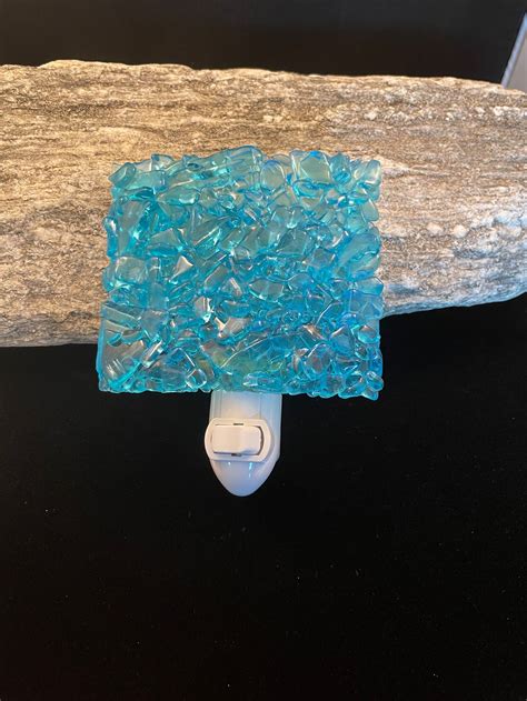 Fused Glass Night Light Etsy