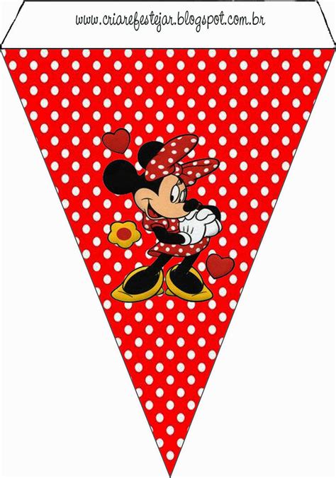 Minnie Roja Imprimibles Gratis Para Fiestas Ideas Y Material Gratis