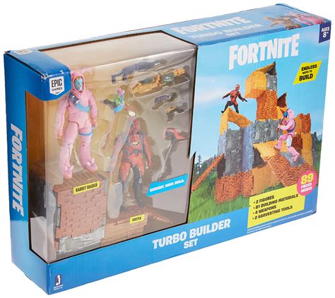 Buy Fortnite Turbo Builder Set 2 Figure Pack Rabbit Raider And Vertex