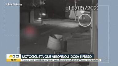 Bom Dia Go Motociclista Que Atropleou Idosa Ao Empinar Moto Preso