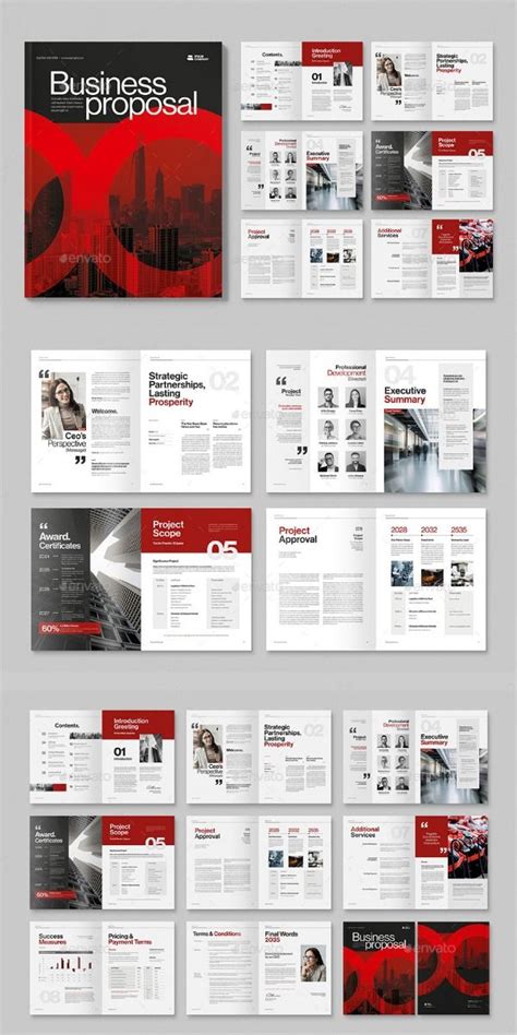 Business Proposal Brochure Template InDesign INDD In 2024 Business