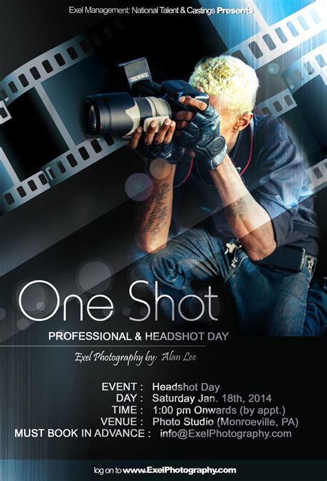 One Shot Headshot Photo Day Exel Photography