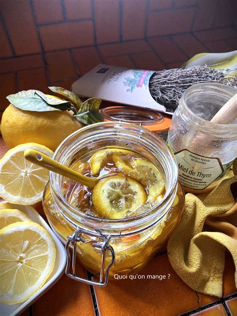 Sirop Maison Contre La Toux Au Bon Go T De Miel De Citron Et De Thym