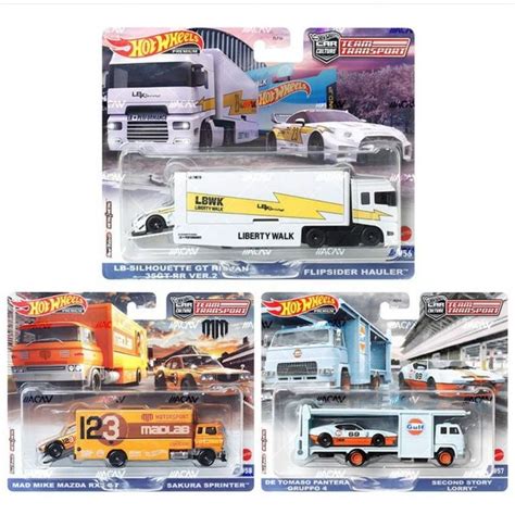 Hot Wheels Premium 2023 Team Transport LBWK R35 Liberty Walk LB