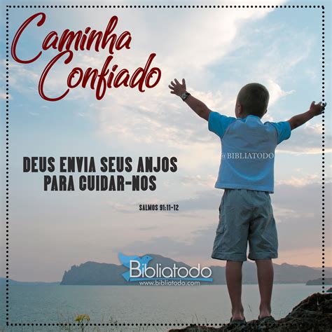 Deus Envia Seus Anjos Para Cuidar Nos Pt Img Imagens Biblicas