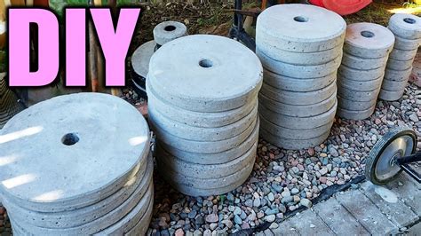 Diy Weight Plates How To Make Concrete Weights 40 Off