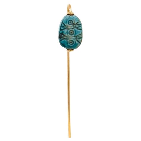 Egyptian Revival Scarab Brooch At 1stdibs