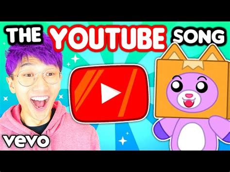 THE YOUTUBE SONG Official LankyBox Music Video YouTube