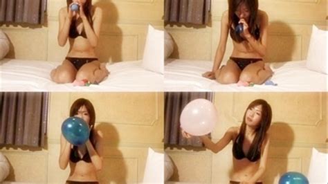 Bikini Clad Gal Blow Up Balloons YUD 036 Part 1 High Resolution Japanese Looners And