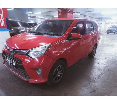 Mobil Bekas Toyota Calya G Mt Tahun Plat Ganjil Warna Merah Di