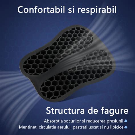 Husa cu gel pentru sa motocicleta si scuter, Sundiguer, Model ergonomic