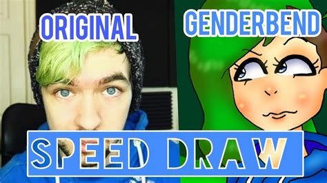 Jacksepticeye Genderbend Speeddraw Youtube