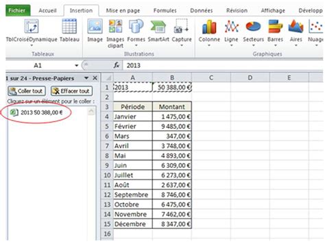 Faire Un Copier Coller De Plusieurs L Ments Sur Excel