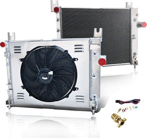 Amazon Ozcoolingparts Row Core All Aluminum Radiator Fan W