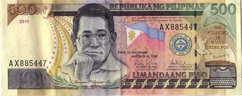 Ninoy Aquino Money - Detail Philippine Peso 500 Ninoy Aquino Stock ...